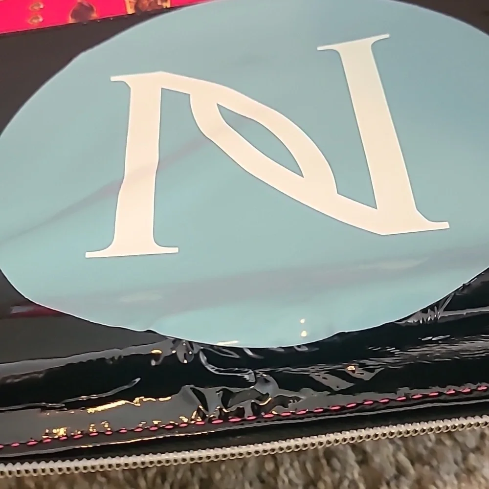Betsey Johnson Black Heart-Quilted Case